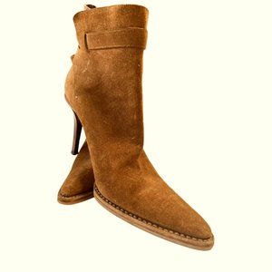 Gucci Ankle boots Suede size 40  ,Very Chic